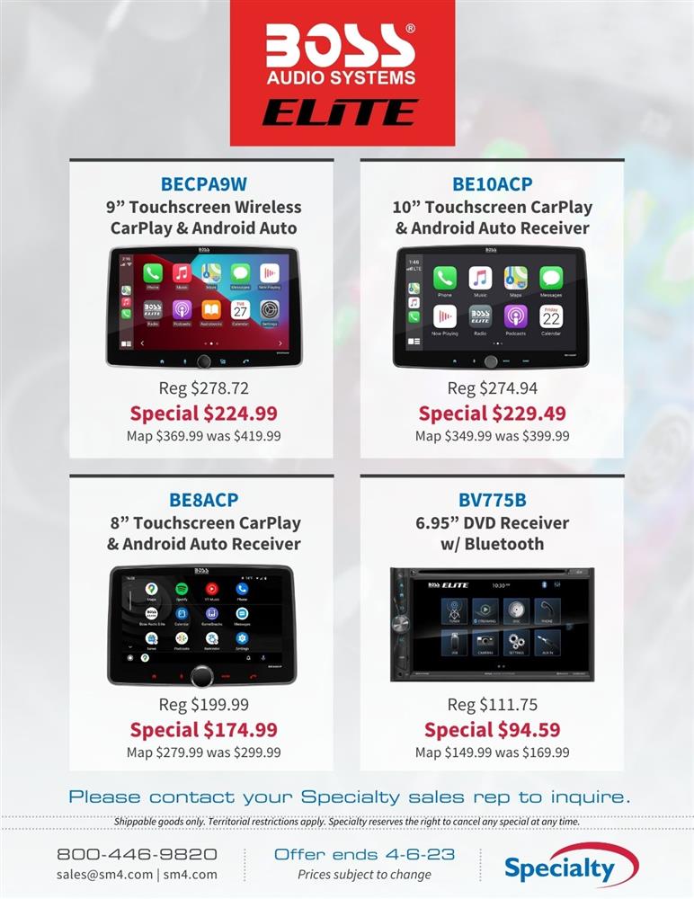 Spring Specials for Boss Elite